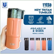 Original Tyeso Vacuum Insulated Tumbler Sports Thermos Cup 480/600ml