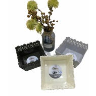 Square Plastic Basket Size 17 x 17 x 12 cm