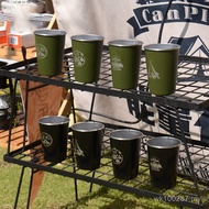 Coffee Cup Water Cup Cup Outdoor Beer Cup Barbecue Cup Wine Cup Picnic Stainless Steel Cup 304 Campi