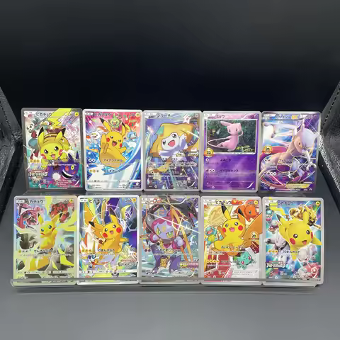 1PCS DIY Self-made PTCG Pichu Mew Mewtwo Gardevoir Limited Edition 25th Anniversary Edition Costume