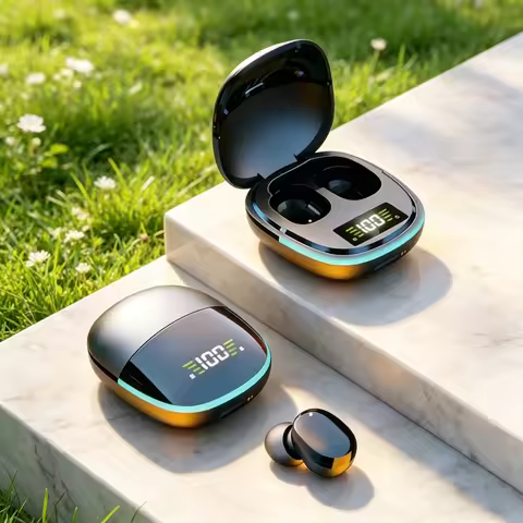 New TWS Wireless Bluetooth Headset 5.0 Earphone Bluetooth Sport Inear Earbuds Headset with Mic for a