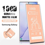 For Samsung S22 S21 Ultra Screen Protector for Samsung S20 S10 S9 S8 Note 20 10 9 8 Plus Ultra Full Cover Ceramic Film