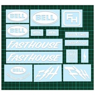 stiker helm bell stiker helm cross full set