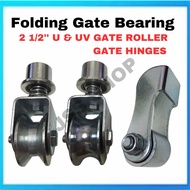 AUTO FOLDING GATE BEARING (2 1/2'' U&amp;UV GATE ROLLER / GATE HINGES)