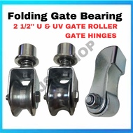 AUTO FOLDING GATE BEARING (2 1/2'' U&UV GATE ROLLER / GATE HINGES)