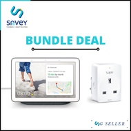 (SG SELLER) GOOGLE NEST HUB 2 [CHALK/CHARCOAL] LOCAL 3 PIN PLUG + TP-LINK TAPO P100 SMART WIFI PLUG