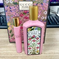 【專櫃正貨】Gucci絢麗梔子花香水套裝：淡香精 EDP 100ml + 滾珠香水 7.5ml