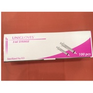 100 pcs per box SYRINGE 3CC / 3ml , LUER SLIP