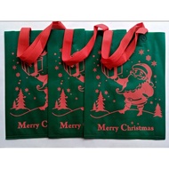 1 CHRISTMAS SPUNDBOND BAG I GOODIE BAG I KAINT BAG 30 X 40 CM