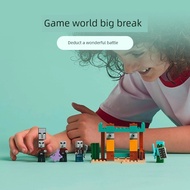 lego minecraft minecraft Chinese Building Blocks Minecraft 21267 Calamity Villagers Desert Patrol Ch