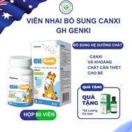 Japanese GH Genki Calcium Supplement Chewable Tablets - Activate Height Increasing Gene, Delicious B