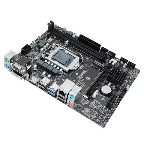 H310 Computer Motherboard VGA/HDMI-compatible/DVI Ports LGA1151 PC Mainboard SATA USB3.0 Micro-ATX D