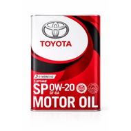 🇸🇬 Toyota Genuine Engine Oil SP 0W-20 SN GF-6A Synthetic 4L