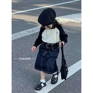 [DAI] Velvet skirt + ao DAI Set