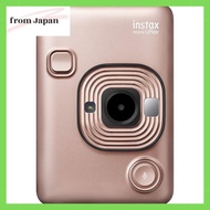FUJIFILM Cheki Instant Camera/Smartphone Printer instax mini LiPlay Blush Gold INS MINI HM1 BLUSH GO