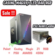 MAGIX J1 RGB LED BAR NON PSU + PSU AVARIS 450W