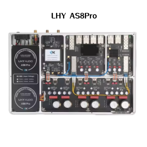 LHY AS8Pro Flagship Audio HIFI Fever Switch 2.5G 10G Optical Isolation OCXO Clock