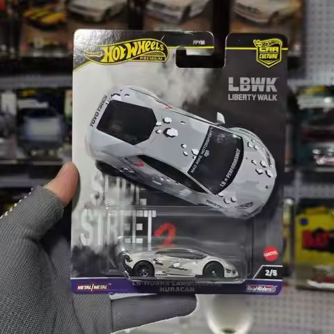 Brand New Hot Wheels Premium Slide Street 2 Lamborghini Huracan Lb-Works Toys Gifts