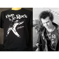 เสื้อวงนำเข้า Vive Le Rock! Sid Vicious Seditionaries s England UK Punk Rock Style Vintage T-Shirt เ