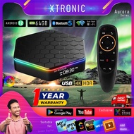 2024 XTRONIC Android 12 TV Box 4GB 64GB (1Year Warranty) # Tanix TX6 T95 MI MIBOX MYIPTV4K IPTV4K IP