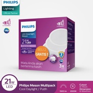 PUTIH Philips Downlight Led Meson 59469 175 21W 65K White - Package 2 Get 1 Free