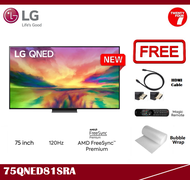 [ Delivered by Seller ] LG 75" inch QNED81 4K Smart QNED TV with AI ThinQ® (2023) 75QNED81SRA 75QNED81 75QNED