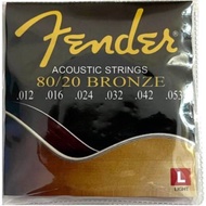 Fender 80/20 Bronze Acoustic Guitar Strings (012-053)