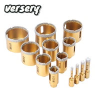 Versery 6-68mm 1PC M10 Thread Dry Vacuum Brazed Diamond Drilling Core Bit Ceramic Tile Hole Saw Gran