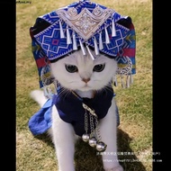 Strong Ethnic Cat Costume Kitten Ethnic Style Clothes Clothing Miao Ethnic Strong Ethnic