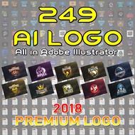 MOCKUP/ TEMPLATE/ DESIGN/ GRAPHIC/ ART/ PS/ AI/ VECTOR - 2018 PREMIUM E-SPORT LOGO