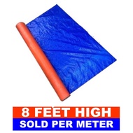 Blue Sack Sakolin Trapal 8FT (PER METER) Black Sack Waterproof Sakolin Cover Waterproof Sack Cover