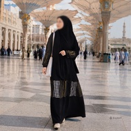 Black Gamis for Umrah and Hajj - Aswan Dress by Kupnad