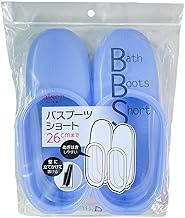 Aisen Bath Boots, Short, Blue, Up to 10.2 inches (26 cm), Easy to Nail, Can be Placed on the Wall