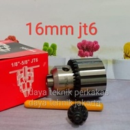 chuck kepala bor 16mm JT6 tokiwa - kepala bor 16mm jt6 sanou - chuck drill dt