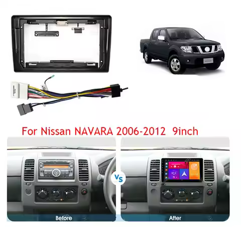 9 Inch Car Radio Frame For Nissan Pathfinder (R51) 2004-2012 NAVARA D40 2006-2012 Car Stereo DVD Mul