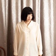 雪紡襯衫 古着【初戀販賣所】Vintage 花襯衫 A766