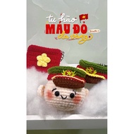 Vietnam Flag Keychain - Officer's hat - Super cute police spell Vietnam Proud Keychain Vietnam