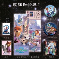 Crazy Zoo 2 Merchandise 6 Pieces Laser Ticket Valley Badge Keychain Photocard Postcard Limited Editi