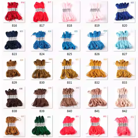 801---898--10 pieces cross stitch threads / cross stitch embroidery thread / Custom threads colors