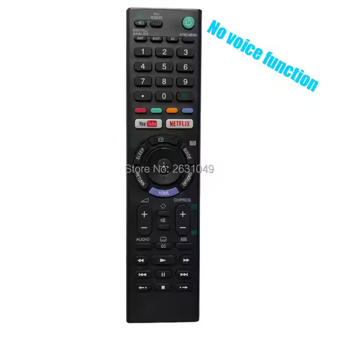 LEKONG remote control for sony RMF-TX200U RMF-TX200C RMF-TX-200E RMF-TX300E RMF-TX100U 4K TV No voic