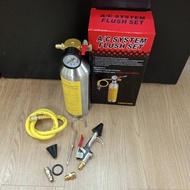 ชุดล้างระบบแอร์ F11 พร้อมเกจ์ มีวาล์วลดแรงดัน กระบอก F-11 กระบอกล้างระบบ กระบอกอัดน้ำยา Air Care Pa