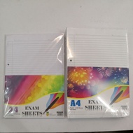 A4 Exam Sheet 70gsm 100 sheet  450sheet
