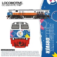 DIY Papercraft Train CC206 Locomotive Hype Trip Paper Crafts