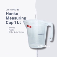 Lion Star GL-26 Measuring Cup / Measuring jug (1000ml/1000cc/1Litre) BPA-Free Plastic Measuring Cup 