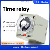 AH3-3 Time Relay Electrification Delay Timer AC220/DC24V AH3-3(with base)
