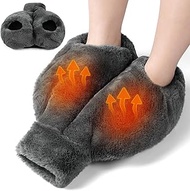 Foot Warmer Without Electricity, 2 L Hot Water Bottle Feet, Soft and Warm Foot Warmer, 2-in-1 Foot H