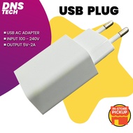 2 PIN USB PLUG EU AC ADAPTER OUTPUT 5V-2A
