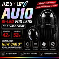 AES X UPX 3INCH 2PCS FOG LIGHT PROJECTOR LENS WHITE (AU10)