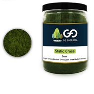 GG Diorama SG502 Static Grass 5mm Medium Green