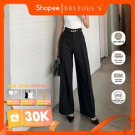 BBSTORE'S Flattering Vertical Pleated Office Pants - Q1842